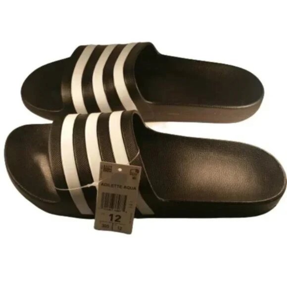 Adidas Adilette Aqua Slip On Slides Sandals Unisex Size 12 - Picture 5 of 8